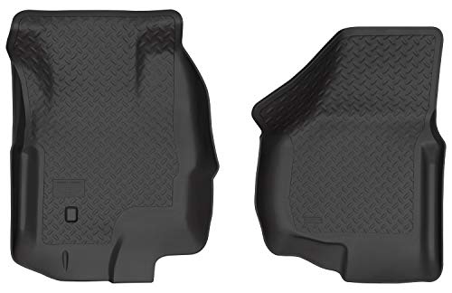 Husky Liners — Classic Style Floor Liners | Fits 2000-2005 Ford Excursion, Front Liners - Black, 2 pcs. | 33901