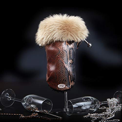 Trilly tutti Brilli pueblos Tori sintética Efecto Serpiente con Cuello de Pelo marrón M – 1 Producto