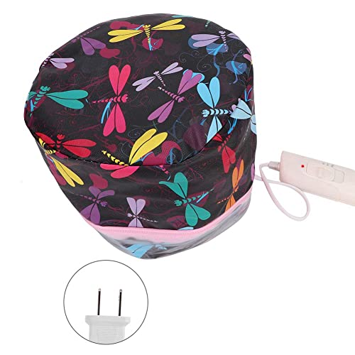 Antilog Hair Steamer Hat, Home Electric Heating Hat, Hair Treatment Steam , Oil Treatment Hair Steamer Temperature Adjustable Hair Mask Hat(US)