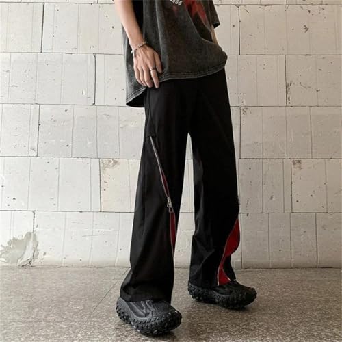 Men's Casual Pants Cotton Baggy Korean Style Big Size Regular Fit Trousers2