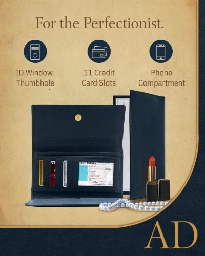 Access Denied Trifold Clutch RFID Wallets For Women - Large Capacity Womens Wallet Coin Pouch Leather Organizer With Checkbook Cover Gifts For Women2