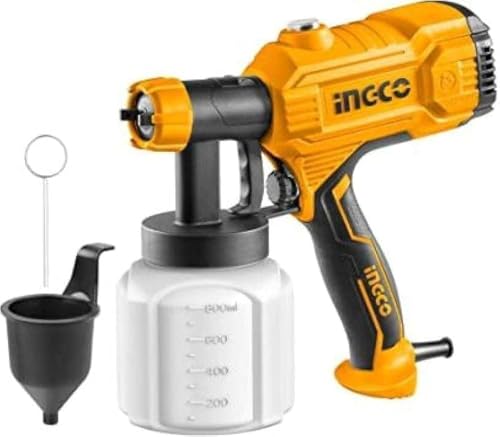 Ingco SPG3508, una pistola para pintar barata para muebles, puertas y trabajos puntuales