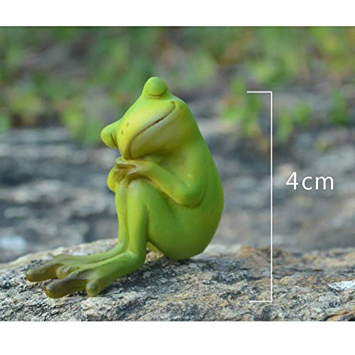 Mini Cute Frog And Tortoise Fairy Garden Landscape Plant Pot Dollhouse Ornaments,Sleepingfrog #TOP2