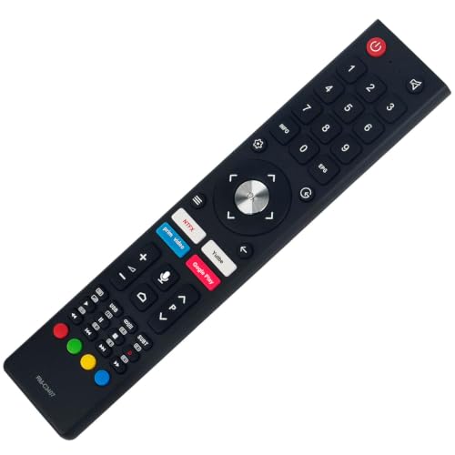 Télécommande vocale RM-C3407 pour TV JVC Android Smart 4K UHD
