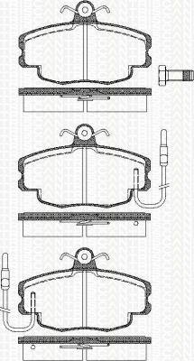 Kit plaquettes de frein Triscan 8110 10041 pour éliminer les vibrations au freinage