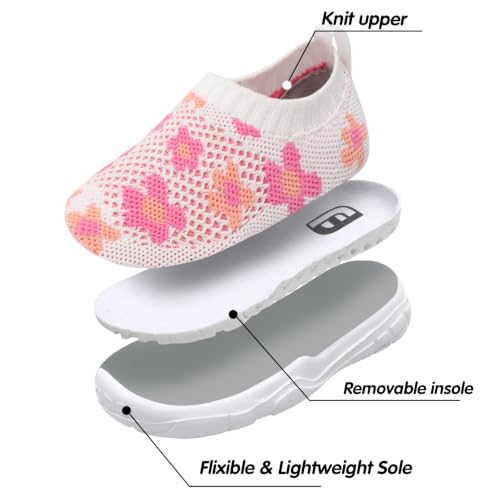 Image of JOINFREE Toddler Boys Girls Sneaker Slip On Shoes Kids Lightweight Breathable Walking Shoes