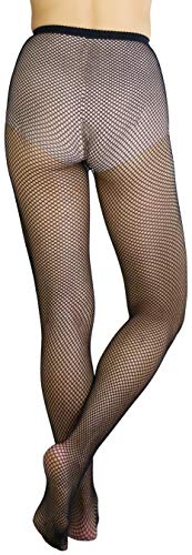 Image of ToBeInStyle Women's Sexy Vibrant Fine Classic Fishnet Full Footed Pantyhose