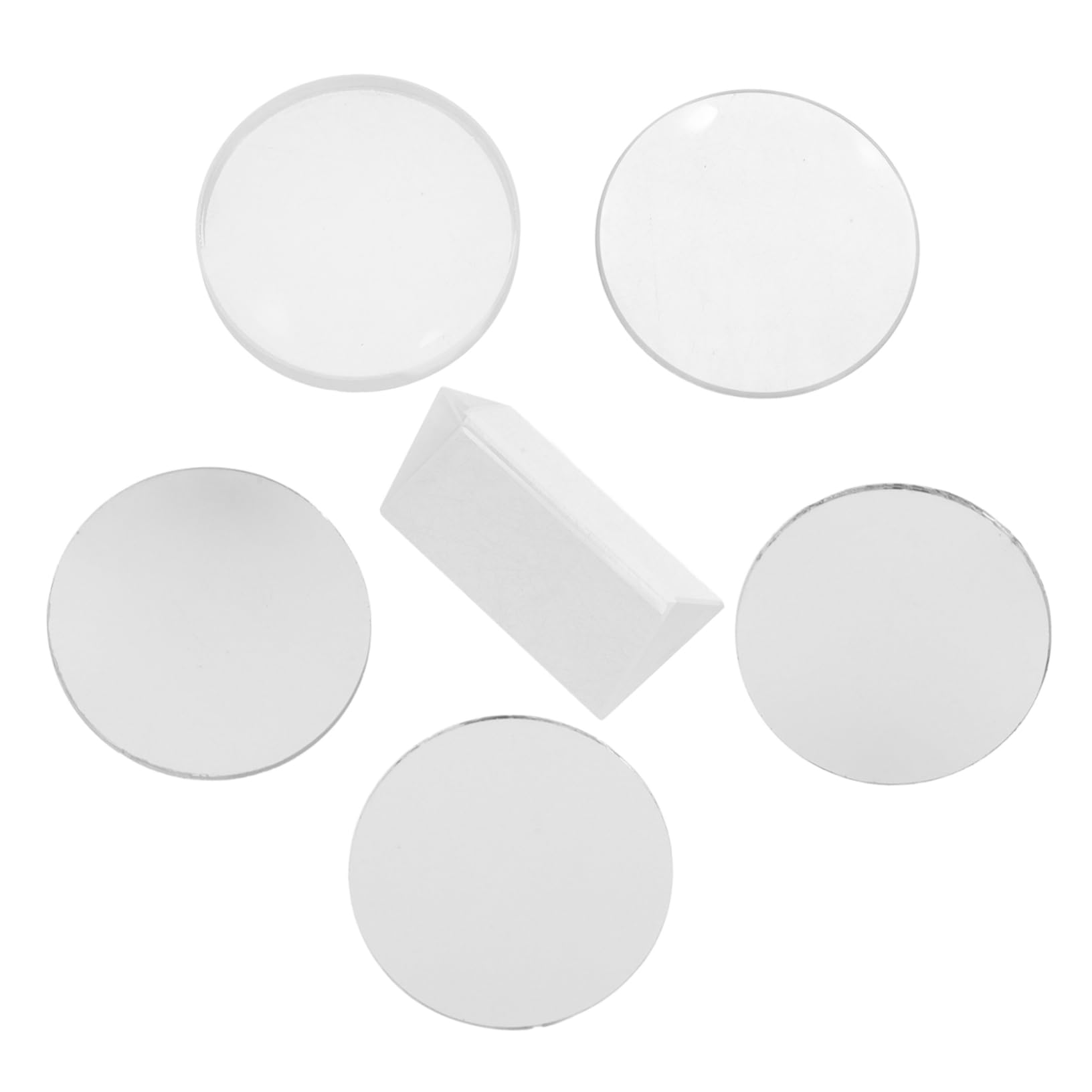 Garneck Complete 6-Piece Lens Set Physics Science Optics Kit for Optical Experiment Photography