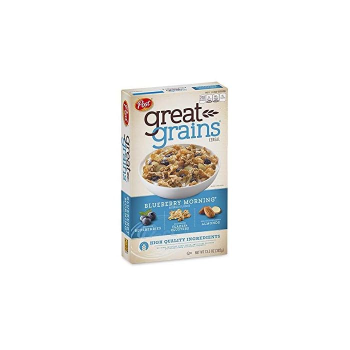 Buy Post Great Grains Blueberry Morning Cereal, 13.5 Oz. Box (2 Pack