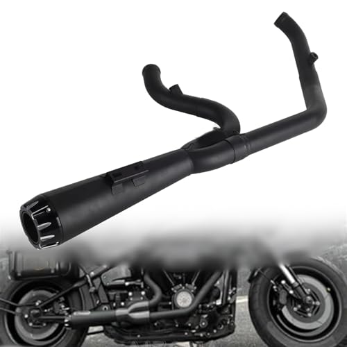 2-in-1-Auspuff Mit Vorderen Und Mittleren Bedienelementen Für Harley Softail Low Rider S FXLRS 2020 2021 2022 2023 2024