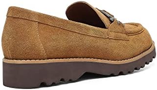 Donald Pliner CLIO, Designer, Classic Shoes, Women’s Dress Loafers, Saddle, 5.5 | Image 1
