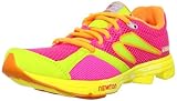 NEWTON Racer Distance U Universal Ladies Running Shoe, Pink/Green, US5.5