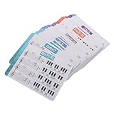 Facile d'utilisation : la fiche de référence des accords de piano utilise un de piano clair et visuel, facilitant la compréhension des positions d'accords et améliorant l'efficacité des cartes mémoire d'accords de piano pour les apprenants de âges
