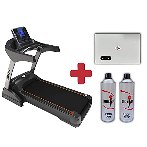 Image of Durafit Champion | 5 HP Peak AC Motorized Treadmill | Auto Incline | Home Cardio| Max Speed 20 Km /Hr | Max User Weight 150 Kg | Free Doorstep Installation | in-Build Suspension System