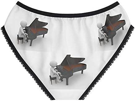 Piano Panties, Piano Underwear, Briefs, Cotton Briefs, Funny Underwear, Panties For Women