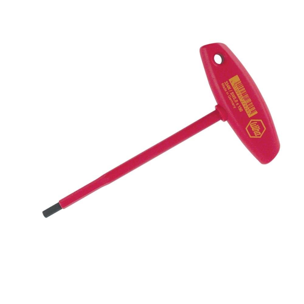 Wiha SoftGrip Dual Drive Ball End Hex T-Griff 5/32 Zoll – Magnetischer Sechskant-Schraubendreher