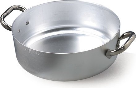 Pentole Agnelli ALMA10655 Casseruola Bassa con 2