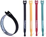 Trilancer – Trilancer Wiederverwendbare Kabelbinder mit Klett, 20cm 50 S