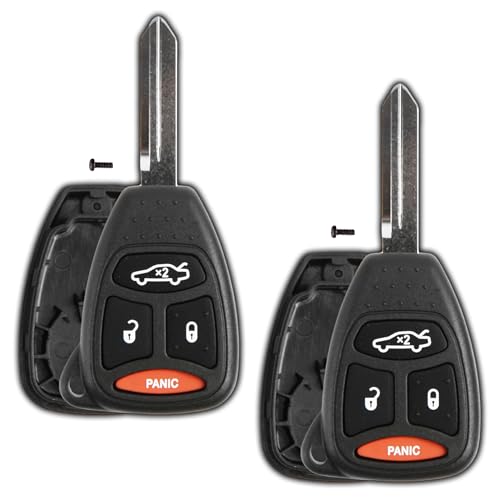 Coque de remplacement KeylessOption KOBDT04A boitier clé télécommande de voiture sans clé pack de 2