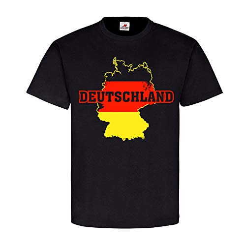 T-shirt de l'Allemagne de football 2017 noir en taille XX-Large pour supporter