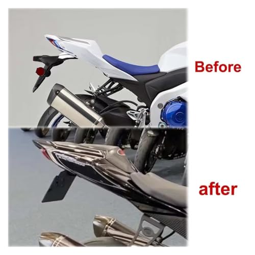 Support plaque d'immatriculation Suzuki GSX-R 1000 kit rangement queue