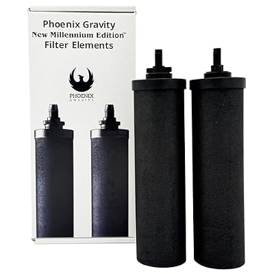 Berkey - Phoenix Gravity New Millennium Edition Filter Elements -NSF 42/372- NMCL Endorsed Replacement in Lieu of Black Berkey Elements BB9-2 Set of 2