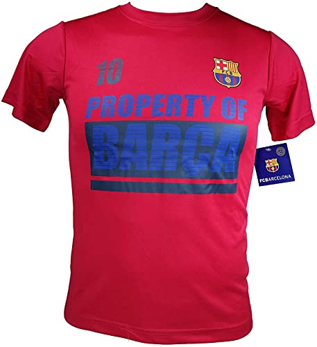 HKY FC Barcelona Official Messi Signature Youth Soccer Jersey -04 YM Grey