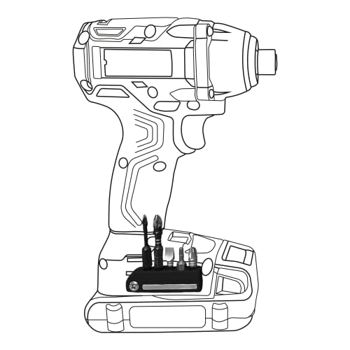 Support d'embouts magnétiques StealthMounts Kobalt noir x2
