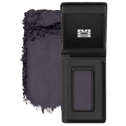 MOB Beauty Eyeshadow M14 Matte Indigo Grey – Cool-Toned Periwinkle Grey Shade for Smoky Eye or Outer Corner, Talc-Free Vegan Cruelty-Free Skincare Infused Long Wear Sustainable Refillable