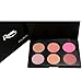R Noble Blush & Bronzer & Highlighting Kit, Blush Palette + 6 Color, Contour Palette + Powder Blush + Corrective Powder + Makeup