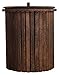 Drewniane śmieci Can Can Bucket, Zestaw do herbaty, Zestaw do herbaty Akcesoria Wiadro wodne, Drain Barrel Littwo Drewniane Kosz Bin Retro Tea Residue Residee Wiadro z drewna 27x27x31cm (11x11x122 cal