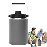 Fyrdyn Getränkeeimer Für Feste,Kühlbehälter Für Wein Und Champagner Aus Rostfreiem Edelstahl | Sekt Getränkekühler Wanne Für Picknicks Grillen Camping Outdoor Dining Gastronomie