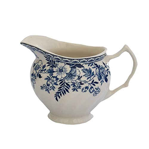 Taza for espumar leche, jarra for café, salsera, elegante jarra de cerámica con asa, jarra for crema de leche y café, jarra for servir, jarra for salsa, jarra for crema de leche, salseras.