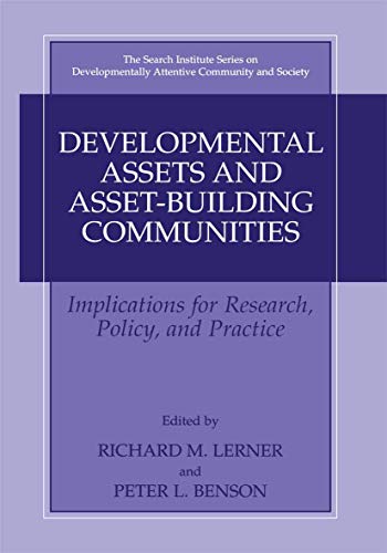 Developmental Assets and Asset-Building Communi... 0306474824 Book Cover