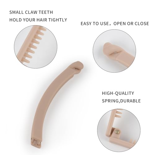 Pinza grande para cabello mate de 11 cm miniatura 3
