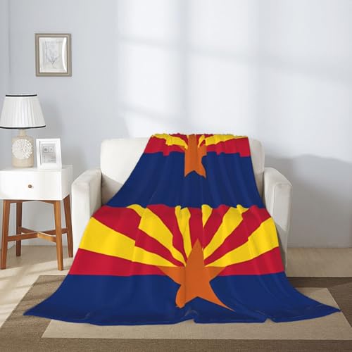 Couverture drapeau Arizona 203x152 cm jeté de canapé chaud