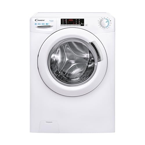 CANDY Lave-linge CS1412TME/FR – 12 kg, 1400 trs/min, Moteur inverter, Classe B, Blanc
