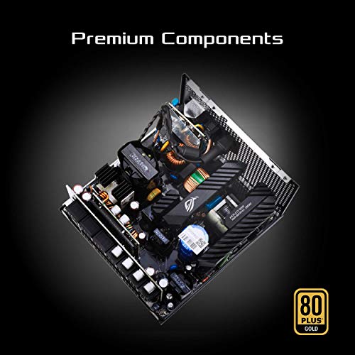 Image of ASUS ROG Strix 550W Gold PSU, Power Supply (ROG heatsinks, Axial-tech Fan Design, Dual-Ball Fan Bearings, 0dB Technology, 80 Plus Gold Certification, Fully Modular Cables, 10-Year Warranty)