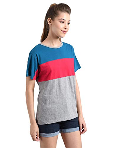 Image of KOTTY Women's Solid Regular Fit T-Shirt