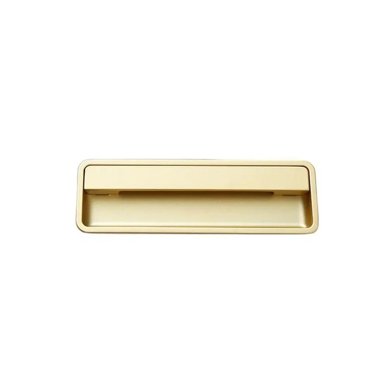 EVWGNPQRV Concealed Drawer Handles, Aluminium Alloy Recessed Sliding Door Handle, Invisible Pull for Cabinet, Multicolor(Gold Color)