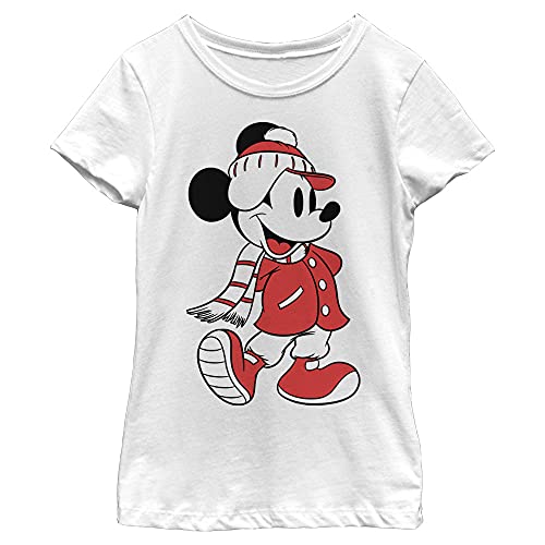 T-shirt Mickey Disney fille coton col rond anti-irritation XL