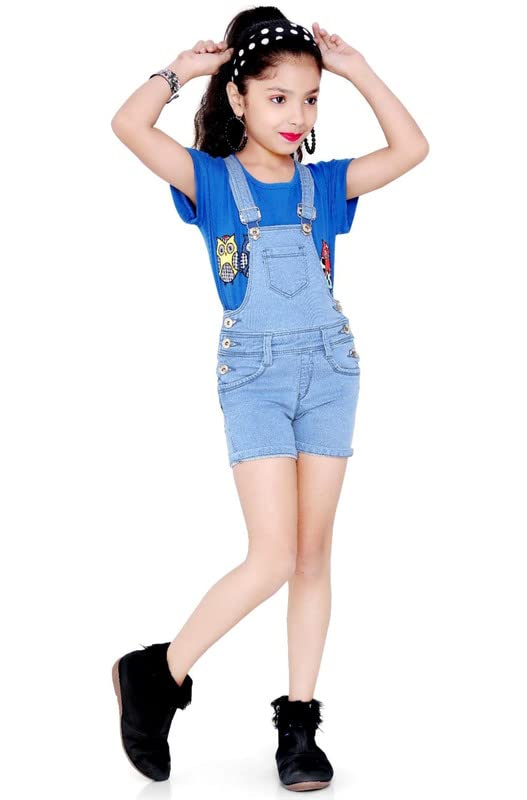 Buy PROTE Denim Silky Dangri-Shorts 