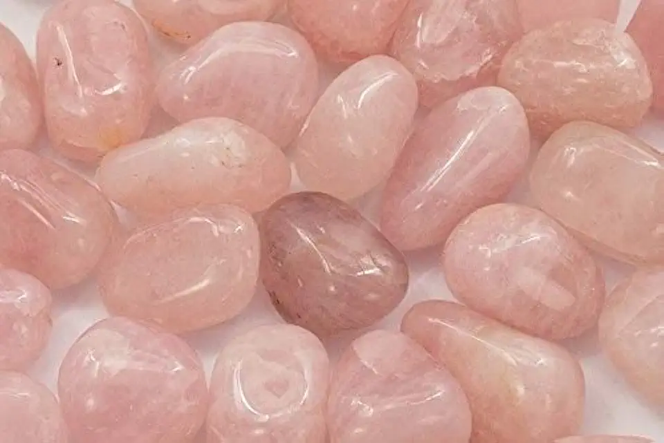 Pedra Rolada Do Amor Quartzo Rosa Pct 500G