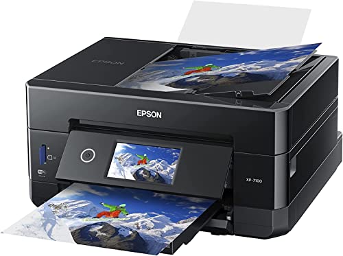 Epson Expression Premium Xp-7100 All-In-One Color Inkjet Printer, Black - Print Scan Copy - 15 Ppm, 30-Page Adf, 8.5 X 14, 5760 X 1440 Dpi, Card Slot, Printable Cd/Dvd, Auto 2-Sided Printing #TOP3