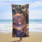 MXZERFKGLA Toalla de playa de gran tamaño de 160 x 80 cm, toalla de