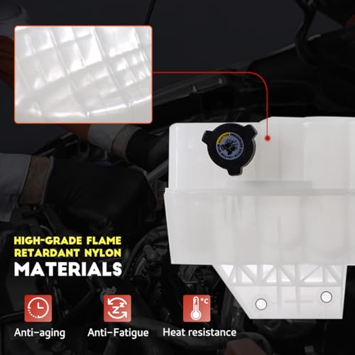 Sterlix Coolant Tank Fits Kenworth T680 T880 Peterbilt 579 2013-2017 [with Cap] Radiator Reservoir Tank Replacement Kenworth T680 T880 Peterbilt 579 Semi Trucks Engine Coolant Bottle Tank by Sterlix - Image 4