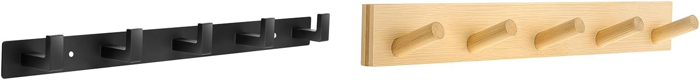 Metal Coat Rack 1 Pcs and Wooden Coat Rack 1 Pcs