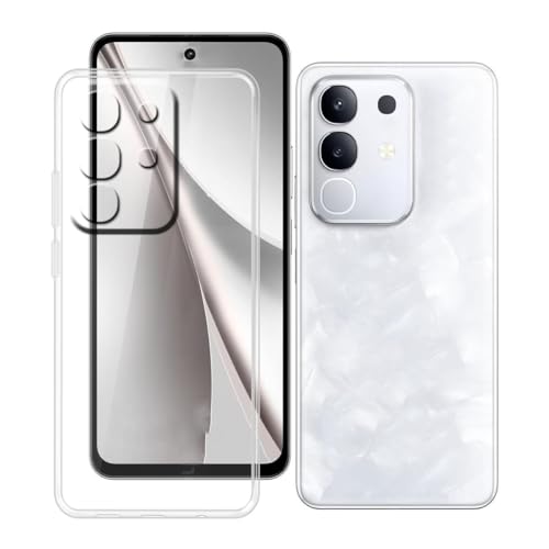 BUNALFaa Funda para Vivo Y31 Pro 5G (6.72') Carcasa, Cover TPU Ultrafino Suave Transparent Silicona Case para Vivo Y31 Pro 5G Cáscara Protectora