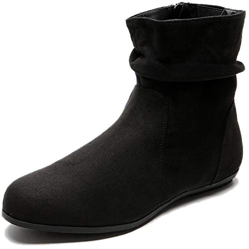 flat booties wide width