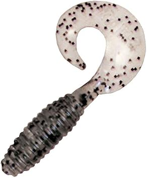 Kalin's 4G10-415 Lunker Grub Smoke Salt & Pepper, 4"